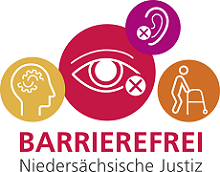 Barrierefrei - Niedersächsische Justiz (zu den Informationen der Barrierefreiheit)